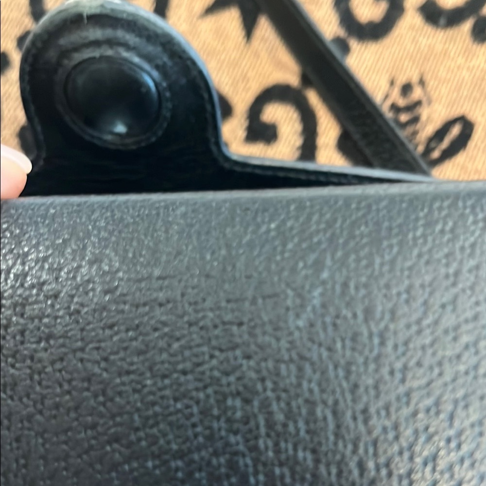 Gucci Black and Gold Crossbody Bag with Horsebit Detail - Picture 11 of 13
